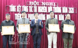 Vũ Thư tổng kết c&ocirc;ng t&aacute;c t&agrave;i nguy&ecirc;n, m&ocirc;i trường năm 2020