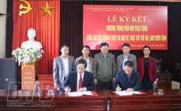 K&yacute; kết chương tr&igrave;nh phối hợp hoạt động năm 2022