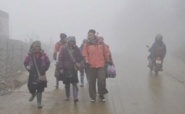 Bắc Bộ r&eacute;t hại, v&ugrave;ng n&uacute;i cao c&oacute; khả năng xảy ra mưa tuyết, băng gi&aacute;