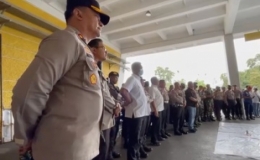 Cảnh s&aacute;t Indonesia triển khai an ninh trước trận Indonesia - Việt Nam