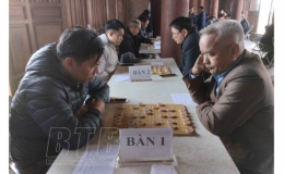 Khai mạc giải cờ tướng c&aacute;c kỳ thủ xuất sắc huyện Hưng H&agrave; năm 2023