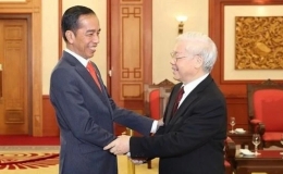 Tiếp nối đ&agrave; ph&aacute;t triển quan hệ Đối t&aacute;c chiến lược Việt Nam-Indonesia
