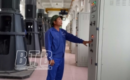 Trước giờ lấy nước đợt 1, đ&atilde; c&oacute; 37,5% diện t&iacute;ch gieo cấy c&oacute; nước