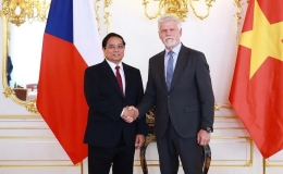 Tuy&ecirc;n bố chung về việc n&acirc;ng cấp quan hệ l&ecirc;n Đối t&aacute;c chiến lược giữa Cộng h&ograve;a x&atilde; hội chủ nghĩa Việt Nam v&agrave; Cộng h&ograve;a S&eacute;c