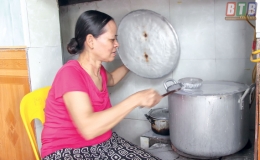 Đậm đ&agrave; b&aacute;nh cuốn Tiền Hải