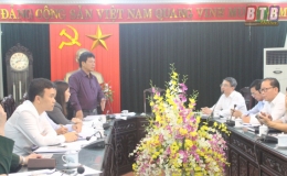 Kiểm tra việc l&atilde;nh đạo, chỉ đạo thực hiện Nghị quyết Trung ương 4 kh&oacute;a XI, XII gắn với việc thực hiện Chỉ thị số 03, 05 tại Vũ Thư