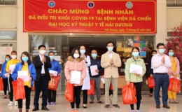 27 bệnh nh&acirc;n COVID-19 khỏi bệnh, được về nh&agrave; ăn Tết với gia đ&igrave;nh