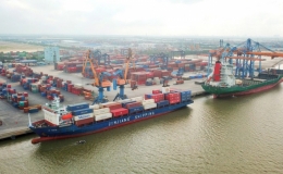 Cảng biển Việt Nam mở h&agrave;ng bằng h&agrave;ng loạt t&agrave;u lớn cập bến