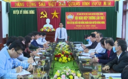 Hiệp thương lần thứ nhất bầu cử đại biểu HĐND huyện Đ&ocirc;ng Hưng nhiệm kỳ 2021 - 2026