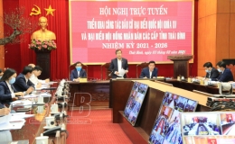 Triển khai c&ocirc;ng t&aacute;c bầu cử đại biểu Quốc hội kh&oacute;a XV v&agrave; đại biểu HĐND c&aacute;c cấp nhiệm kỳ 2021 - 2026