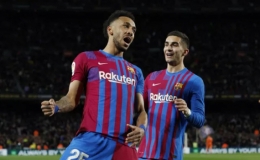 Aubameyang tiếp tục ghi b&agrave;n, Barca thắng đậm 4-0 Athletic Bilbao