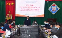 Hội nghị c&aacute;c trường THPT ngo&agrave;i c&ocirc;ng lập triển khai thực hiện Th&ocirc;ng tư 40 của Bộ Gi&aacute;o dục v&agrave; Đ&agrave;o tạo