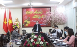 Tập huấn trực tuyến triển khai phần mềm quản l&yacute;, theo d&otilde;i F0 tại nh&agrave;