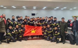 Đo&agrave;n c&ocirc;ng t&aacute;c của Bộ C&ocirc;ng an Việt Nam ho&agrave;n th&agrave;nh xuất sắc nhiệm vụ trở về từ Thổ Nhĩ Kỳ