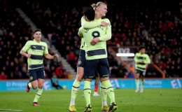 Haaland ghi b&agrave;n, Man City thắng c&aacute;ch biệt Bournemouth