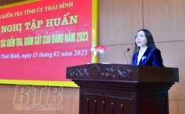 Tập huấn nghiệp vụ c&ocirc;ng t&aacute;c kiểm tra, gi&aacute;m s&aacute;t của Đảng