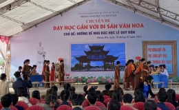 Tổ chức chuy&ecirc;n đề &ldquo;Dạy học gắn với di sản văn h&oacute;a&rdquo;