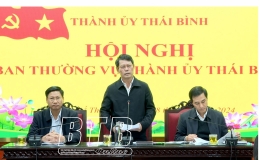 Th&agrave;nh phố: Hướng tới kỷ niệm 70 năm ng&agrave;y giải ph&oacute;ng thị x&atilde;, 20 năm th&agrave;nh lập th&agrave;nh phố Th&aacute;i B&igrave;nh