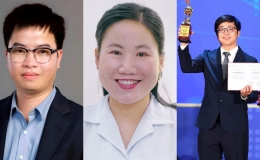3 nh&agrave; khoa học trẻ v&agrave;o top 20 Gương mặt trẻ Việt Nam ti&ecirc;u biểu