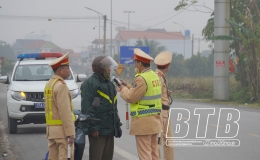 C&ocirc;ng an huyện Th&aacute;i Thụy: Bảo đảm an to&agrave;n giao th&ocirc;ng dịp tết Nguy&ecirc;n đ&aacute;n Gi&aacute;p Th&igrave;n v&agrave; lễ hội xu&acirc;n 2024