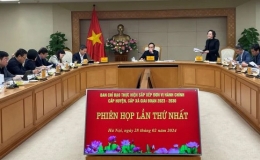 Ho&agrave;n th&agrave;nh sắp xếp đơn vị h&agrave;nh ch&iacute;nh giai đoạn 2023-2025 trước th&aacute;ng 10/2024