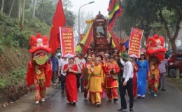 Khai mạc lễ hội đền Vua Mai năm 2024