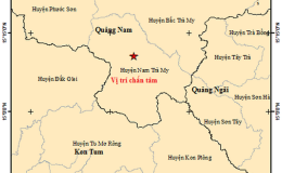 Động đất li&ecirc;n tiếp tại huyện Nam Tr&agrave; My, tỉnh Quảng Nam