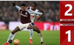 Kết quả b&agrave;n thắng Aston Villa vs Tottenham: 2-1 (V&ograve;ng 4 FA Cup 2024/25)