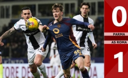 Kết quả b&agrave;n thắng Parma vs AS Roma: 0-1 (V&ograve;ng 25 Serie A 2024/25)