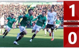  Kết quả b&agrave;n thắng Plymouth vs Liverpool: 1-0 (V&ograve;ng 4 FA Cup 2024/25)