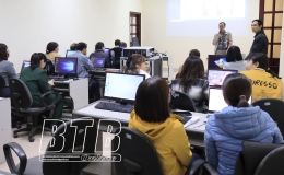 Tập huấn hướng dẫn c&agrave;i đặt, gửi, nhận văn bản tr&ecirc;n hệ thống mạng th&ocirc;ng tin diện rộng của Đảng
