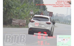 Trong tuần, ghi nhận 67 trường hợp phạt nguội