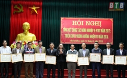 Quỳnh Phụ tổng kết c&ocirc;ng t&aacute;c N&ocirc;ng nghiệp v&agrave; ph&aacute;t triển n&ocirc;ng th&ocirc;n năm 2017