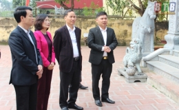 Gi&aacute;m s&aacute;t việc quản l&yacute; tổ chức lễ hội v&agrave; c&ocirc;ng t&aacute;c tu bổ, t&ocirc;n tạo, ph&aacute;t huy gi&aacute; trị c&aacute;c di t&iacute;ch cấp tỉnh