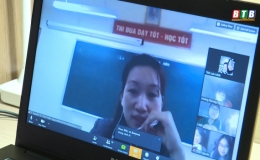 Trường THCS Trần Ph&uacute;: Thầy tr&ograve; h&agrave;o hứng dạy v&agrave; học online