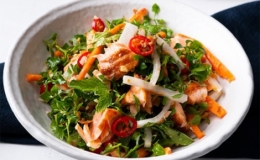 C&aacute;ch l&agrave;m salad c&aacute; hồi chuẩn vị Việt