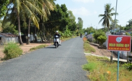 Huyện Giồng Riềng (tỉnh Ki&ecirc;n Giang) đạt chuẩn n&ocirc;ng th&ocirc;n mới