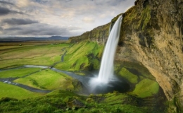 Vẻ đẹp của th&aacute;c Seljalandsfoss