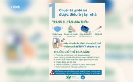 Hướng dẫn chăm s&oacute;c trẻ mắc COVID-19 tại nh&agrave;