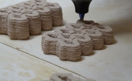 Gạch in 3D từ vỏ trứng