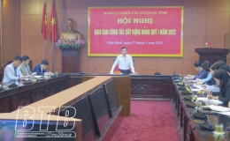 Giao ban c&ocirc;ng t&aacute;c x&acirc;y dựng Đảng qu&yacute; I năm 2023