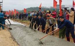 L&agrave;o Cai gắn x&acirc;y dựng n&ocirc;ng th&ocirc;n mới với c&aacute;c phong tr&agrave;o thi đua