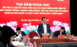 Tọa đ&agrave;m khoa học &ldquo;Gi&aacute; trị l&yacute; luận v&agrave; thực tiễn cuốn s&aacute;ch mới của Tổng B&iacute; thư Nguyễn Ph&uacute; Trọng&rdquo;
