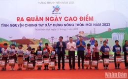 Tuổi trẻ Việt Nam chung tay x&acirc;y dựng n&ocirc;ng th&ocirc;n mới