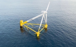 Turbine gi&oacute; nổi đầu ti&ecirc;n tr&ecirc;n thế giới