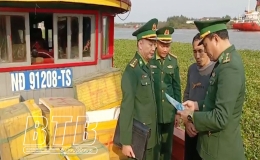 Bộ đội Bi&ecirc;n ph&ograve;ng Th&aacute;i B&igrave;nh: Tăng cường tuy&ecirc;n truyền, xử l&yacute; chống khai th&aacute;c IUU