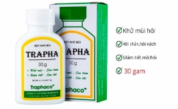 Đ&igrave;nh chỉ lưu h&agrave;nh l&ocirc; bột khử m&ugrave;i Trapha do kh&ocirc;ng đạt chất lượng