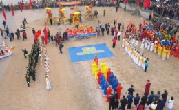 Nghệ An tưng bừng lễ hội cầu ngư v&agrave; đua thuyền