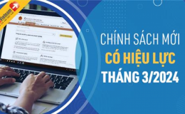 Những ch&iacute;nh s&aacute;ch kinh tế mới c&oacute; hiệu lực từ th&aacute;ng 3/2024