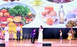 Ph&ograve;ng Gi&aacute;o dục v&agrave; Đ&agrave;o tạo huyện Th&aacute;i Thụy tổ chức hội thi &ldquo;Dinh dưỡng của b&eacute;&rdquo;